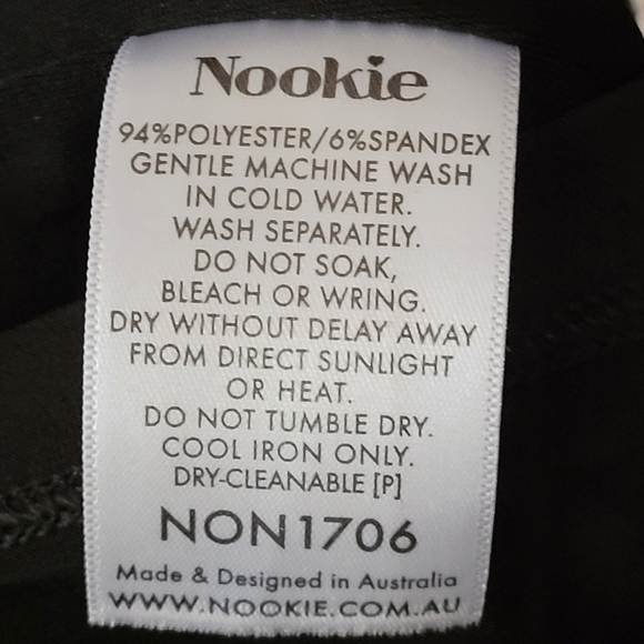 Nookie Iris Black Fringe Long Sleeve Midi Dress NWT Small - Picture 10 of 11